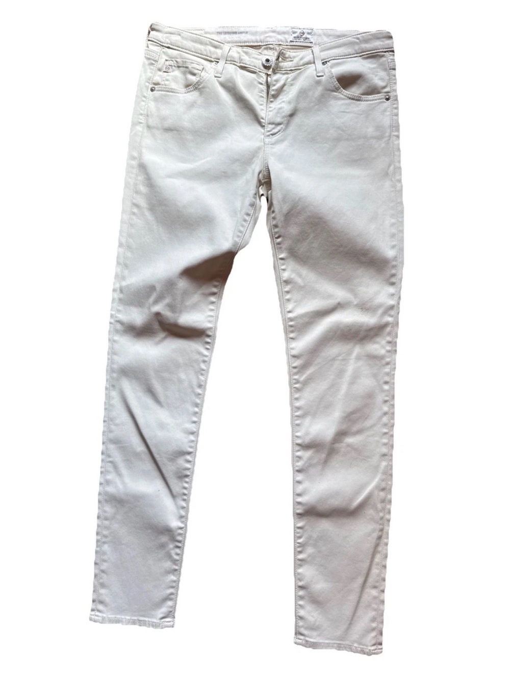 AG Adriano Goldschmied White Skinny Jeans